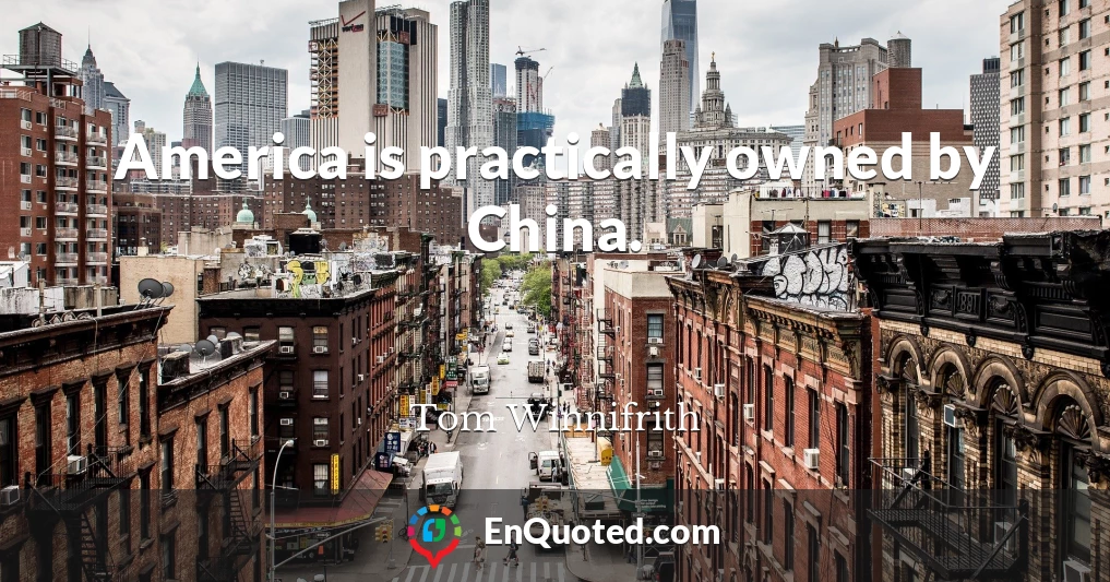 America is practically owned by China.