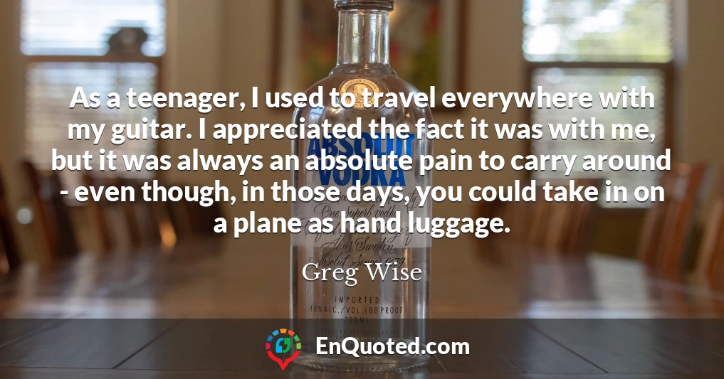 As a teenager, I used to travel everywhere with my guitar. I appreciated the fact it was with me, but it was always an absolute pain to carry around - even though, in those days, you could take in on a plane as hand luggage. As a teenager, I used to travel everywhere with my guitar. I appreciated the fact it was with me, but it was always an absolute pain to carry around - even though, in those days, you could take in on a plane as hand luggage.