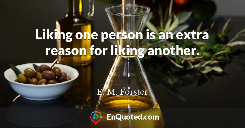 Liking one person is an extra reason for liking another.