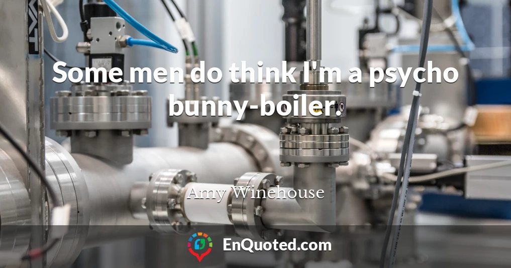 Some men do think I'm a psycho bunny-boiler.