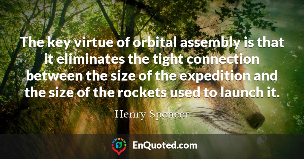 The key virtue of orbital assembly is that it eliminates the tight connection between the size of the expedition and the size of the rockets used to launch it.
