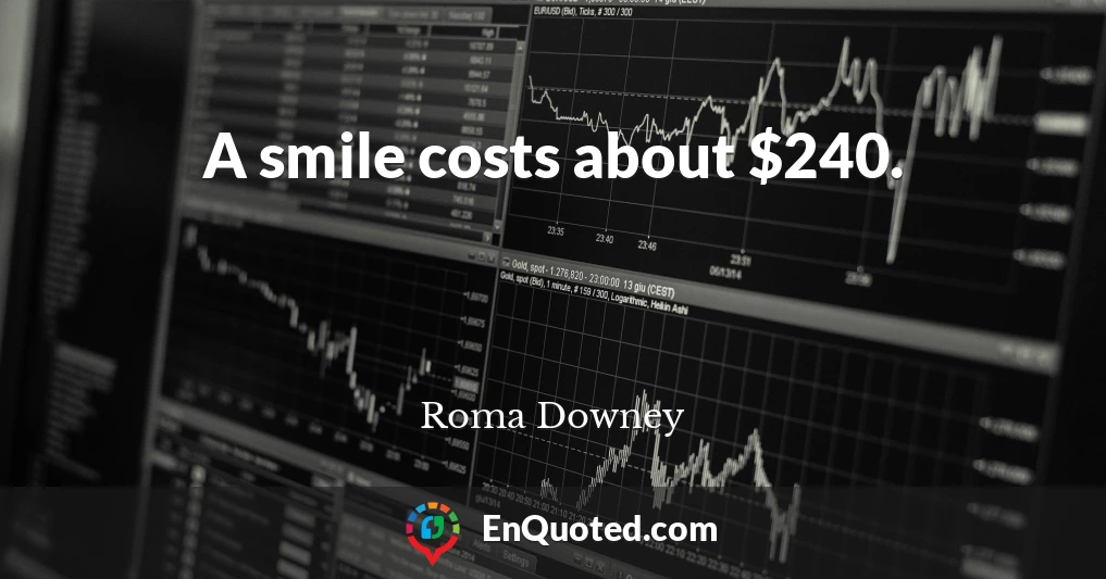 A smile costs about $240.