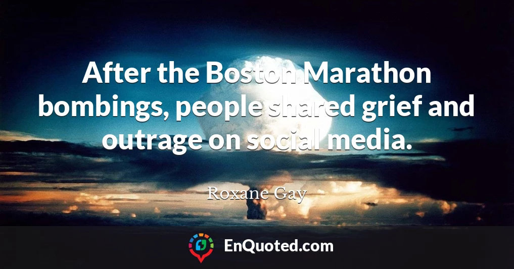 After the Boston Marathon bombings, people shared grief and outrage on social media.