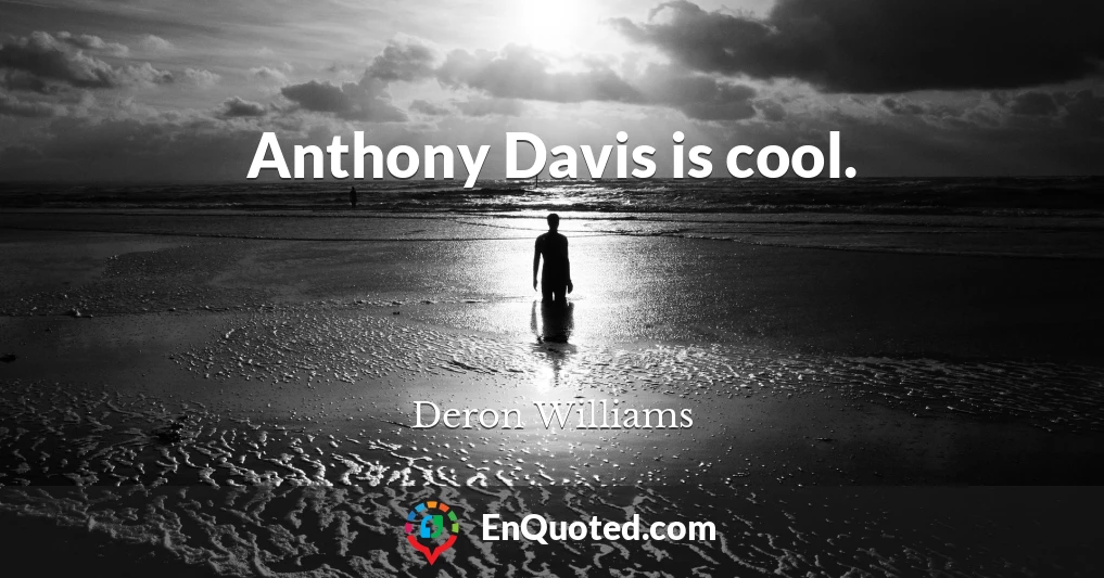 Anthony Davis is cool.