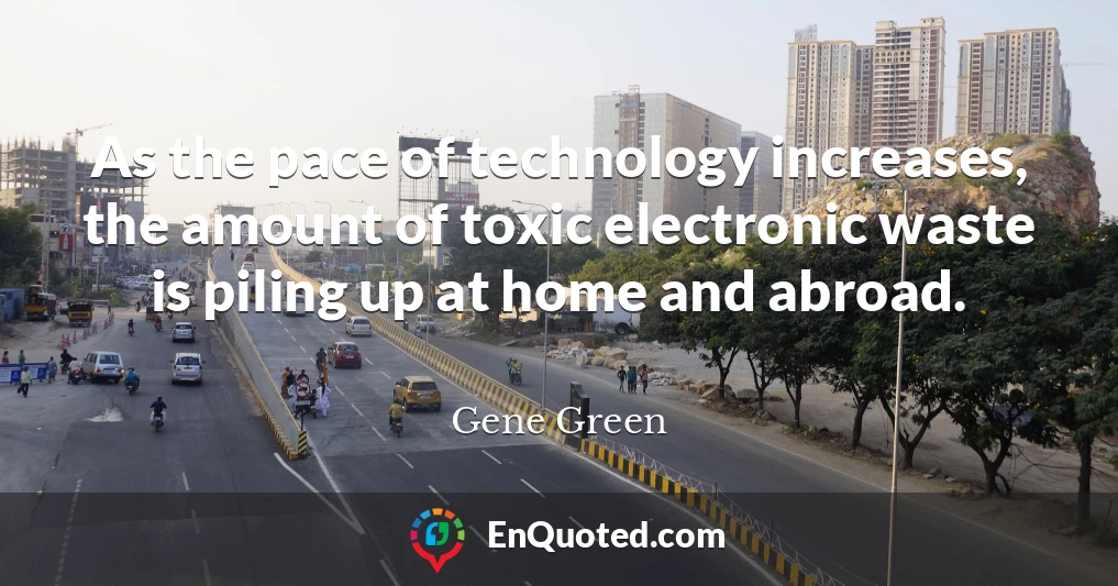 As the pace of technology increases, the amount of toxic electronic waste is piling up at home and abroad.