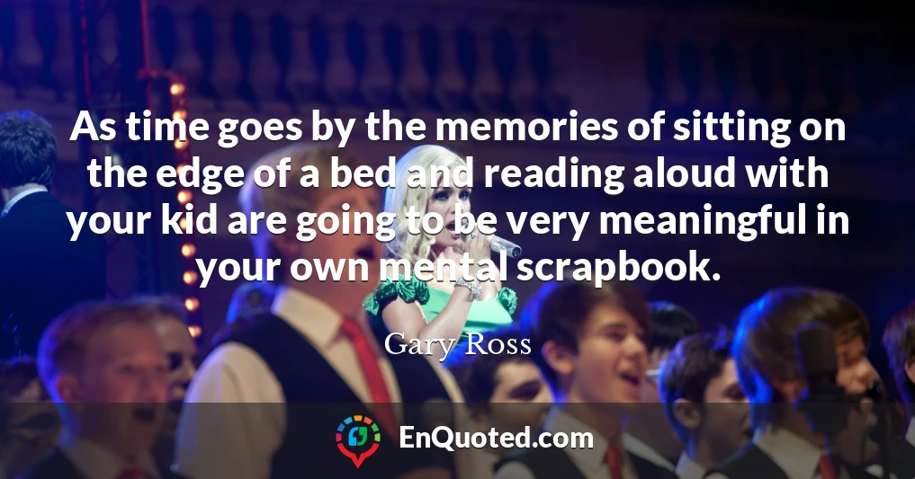As time goes by the memories of sitting on the edge of a bed and reading aloud with your kid are going to be very meaningful in your own mental scrapbook.