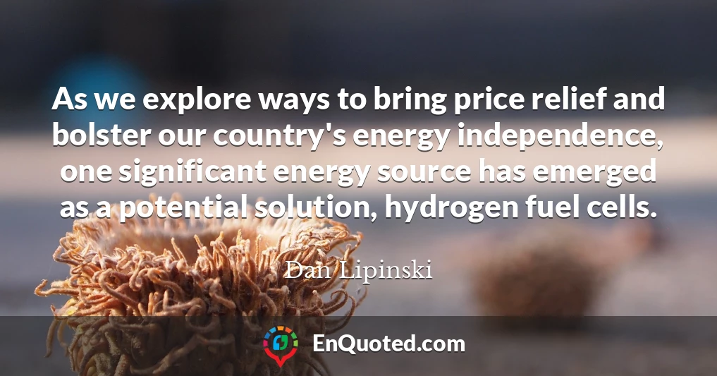 As we explore ways to bring price relief and bolster our country's energy independence, one significant energy source has emerged as a potential solution, hydrogen fuel cells.