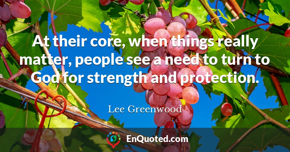 At their core, when things really matter, people see a need to turn to God for strength and protection.