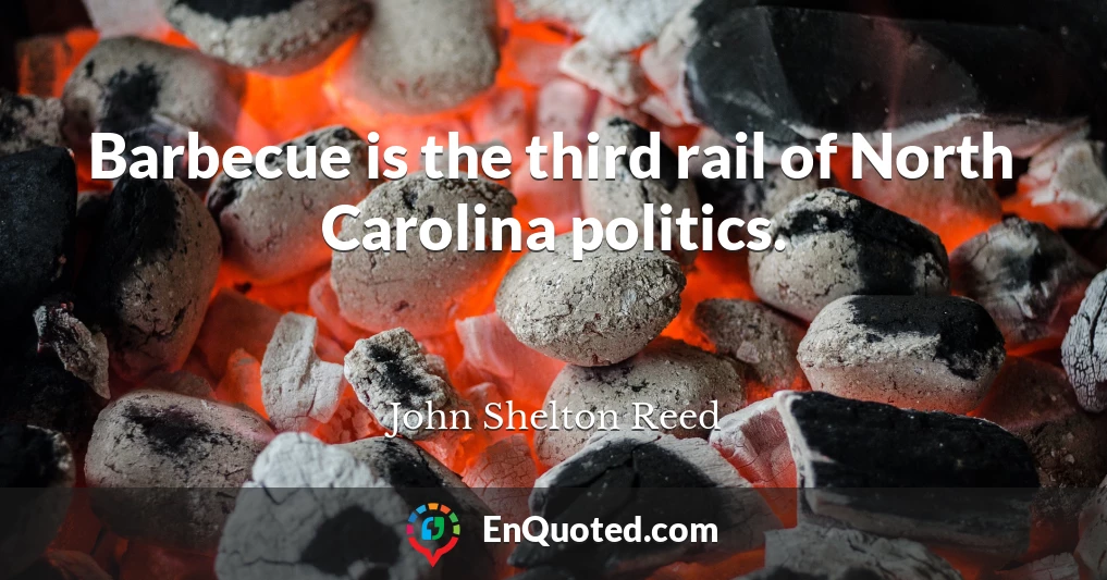 Barbecue is the third rail of North Carolina politics.