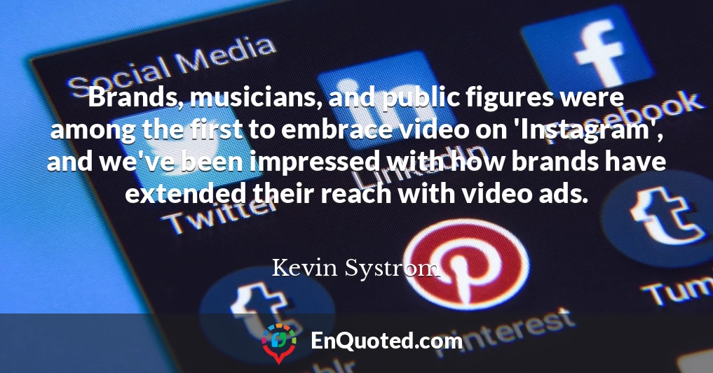 Brands, musicians, and public figures were among the first to embrace video on 'Instagram', and we've been impressed with how brands have extended their reach with video ads.