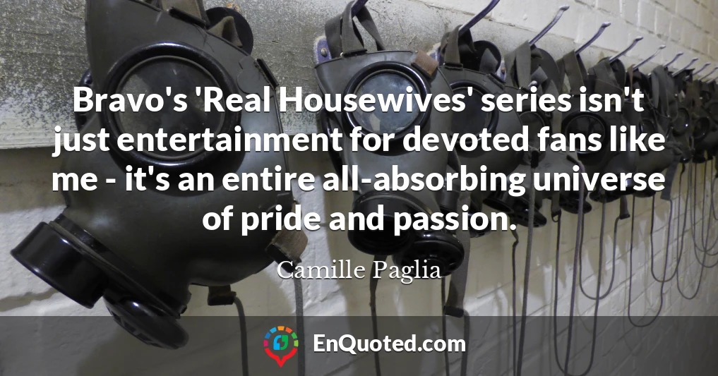 Bravo's 'Real Housewives' series isn't just entertainment for devoted fans like me - it's an entire all-absorbing universe of pride and passion.
