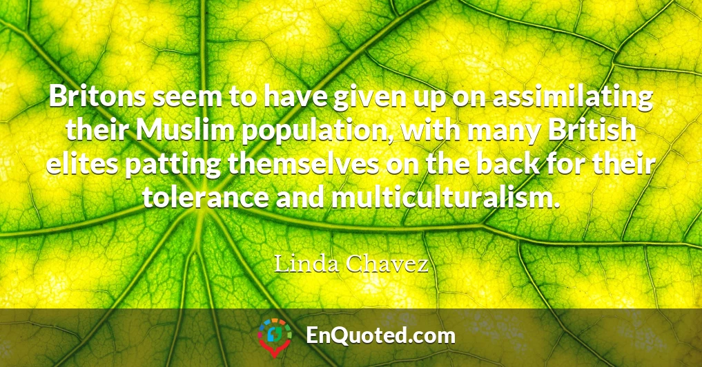 Britons seem to have given up on assimilating their Muslim population, with many British elites patting themselves on the back for their tolerance and multiculturalism.