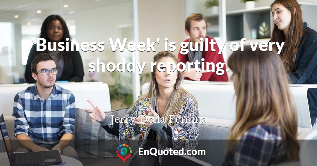 'Business Week' is guilty of very shoddy reporting.