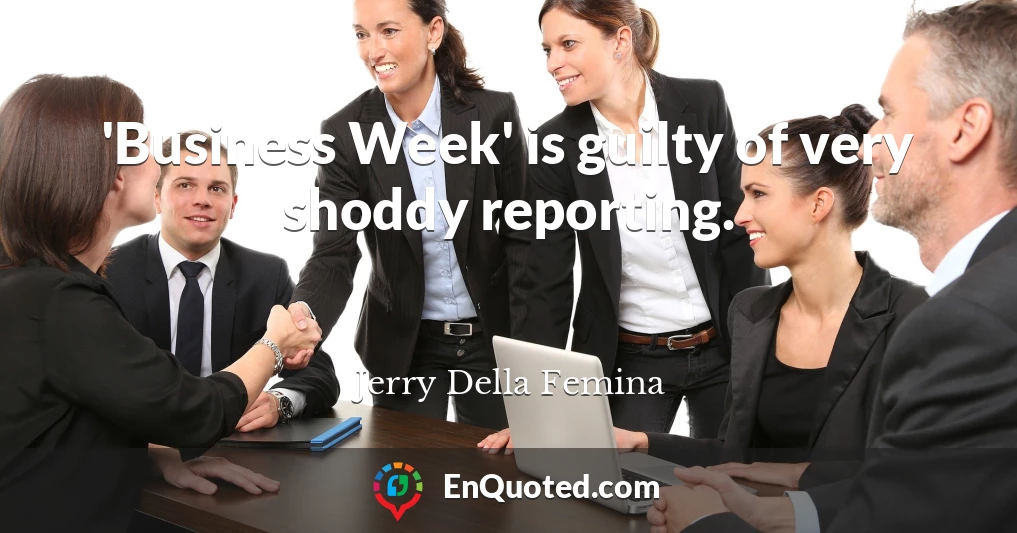 'Business Week' is guilty of very shoddy reporting.