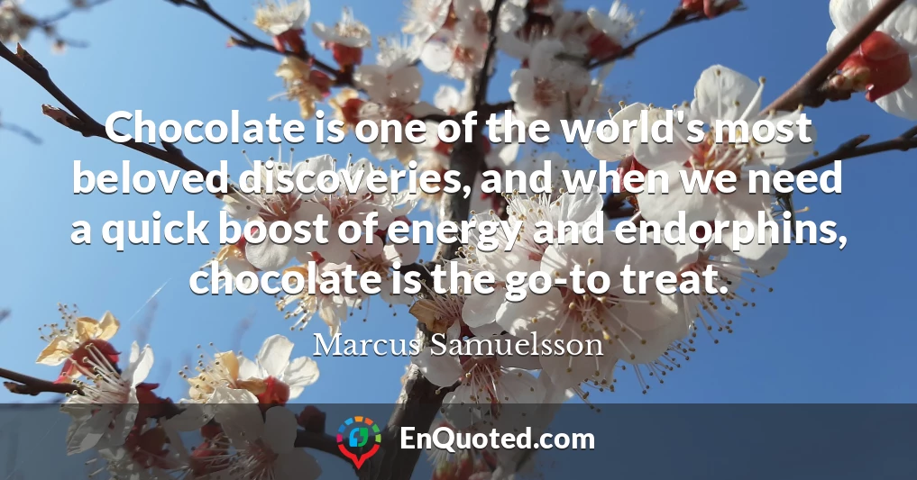 Chocolate is one of the world's most beloved discoveries, and when we need a quick boost of energy and endorphins, chocolate is the go-to treat.