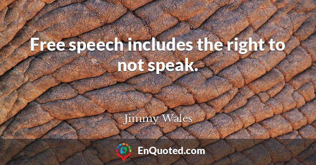 Free speech includes the right to not speak.