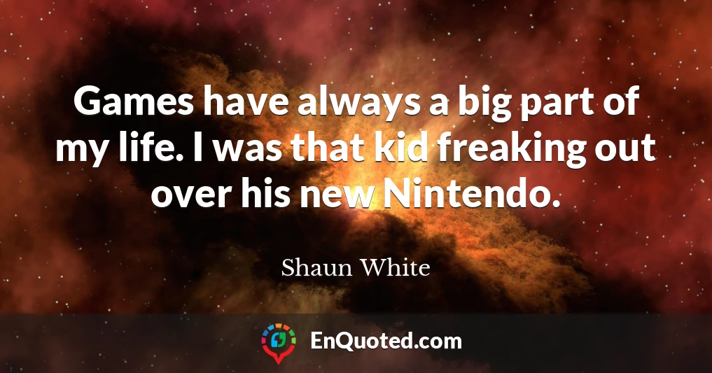 Games have always a big part of my life. I was that kid freaking out over his new Nintendo.