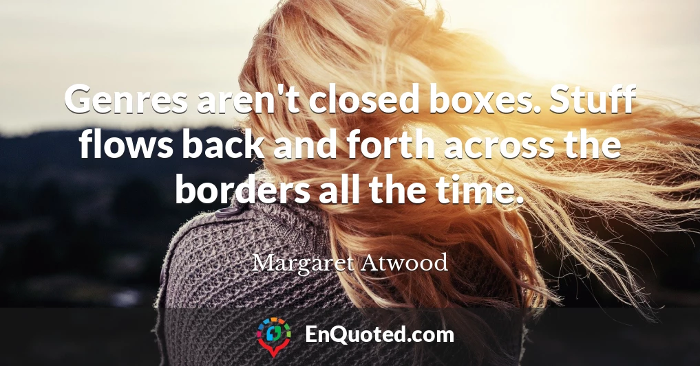 Genres aren't closed boxes. Stuff flows back and forth across the borders all the time.