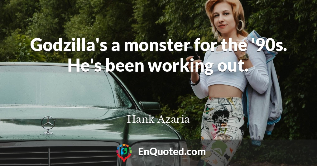 Godzilla's a monster for the '90s. He's been working out.