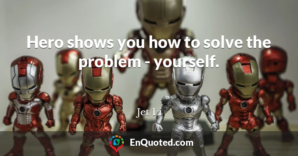 Hero shows you how to solve the problem - yourself.