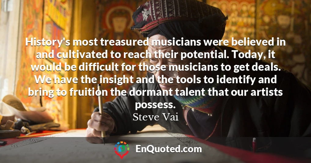 History's most treasured musicians were believed in and cultivated to reach their potential. Today, it would be difficult for those musicians to get deals. We have the insight and the tools to identify and bring to fruition the dormant talent that our artists possess.