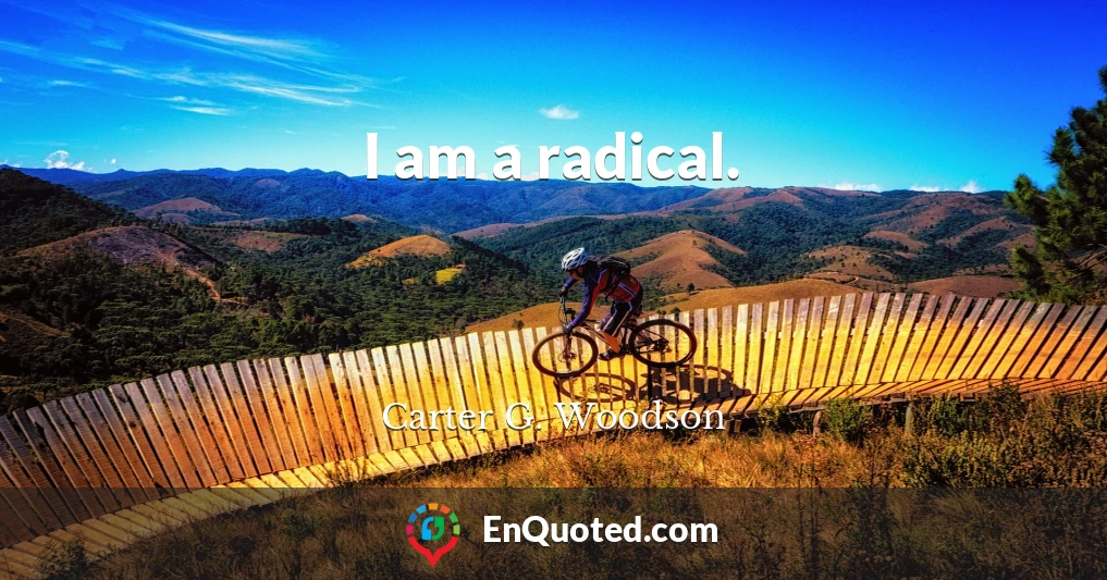 I am a radical.