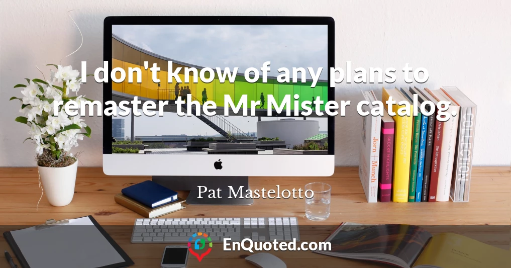 I don't know of any plans to remaster the Mr Mister catalog.