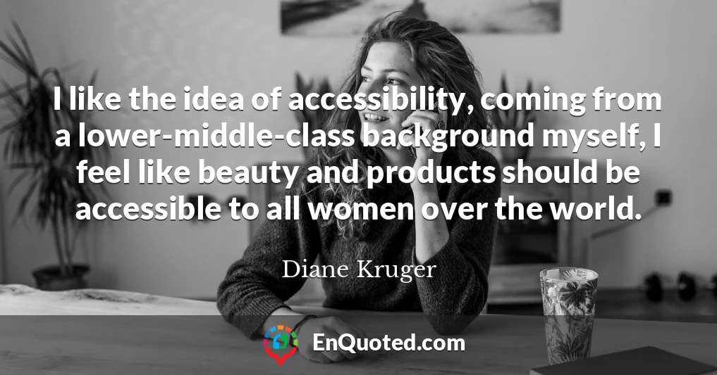 I like the idea of accessibility, coming from a lower-middle-class background myself, I feel like beauty and products should be accessible to all women over the world.
