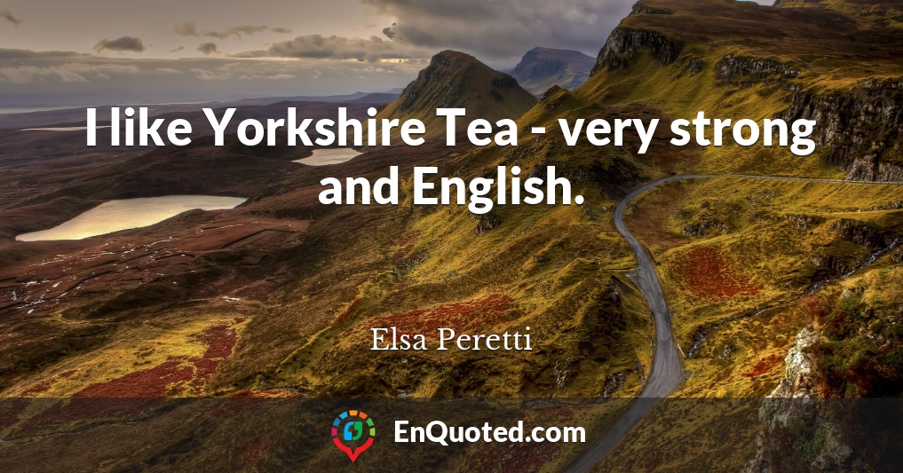I like Yorkshire Tea - very strong and English.