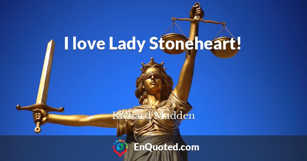 I love Lady Stoneheart!