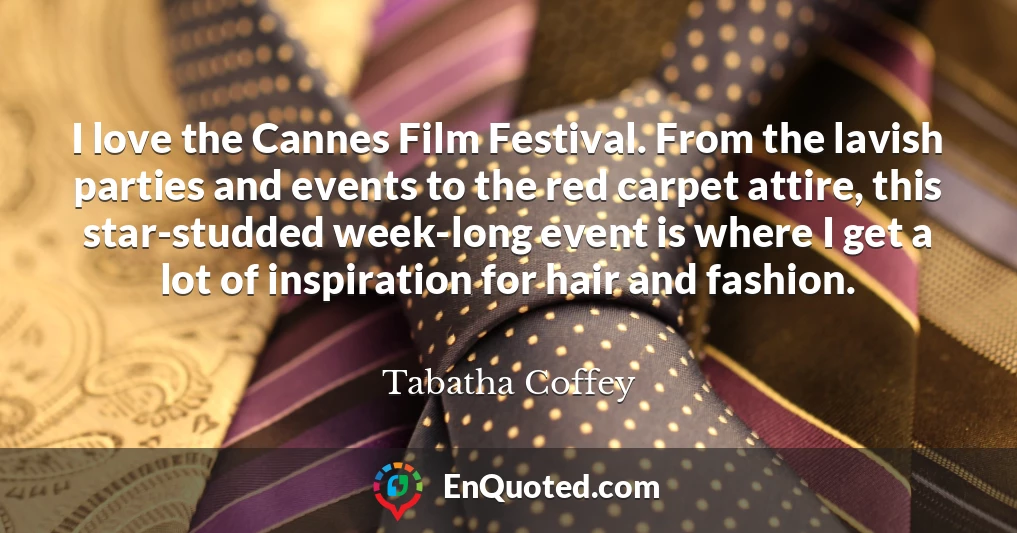 I love the Cannes Film Festival. From the lavish parties and events to the red carpet attire, this star-studded week-long event is where I get a lot of inspiration for hair and fashion.