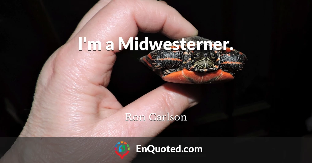 I'm a Midwesterner.
