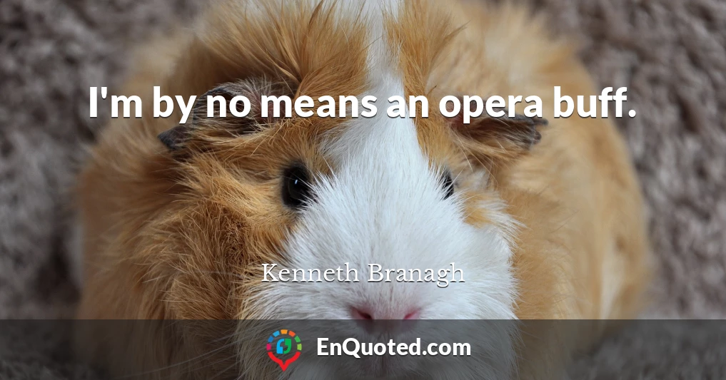 I'm by no means an opera buff.
