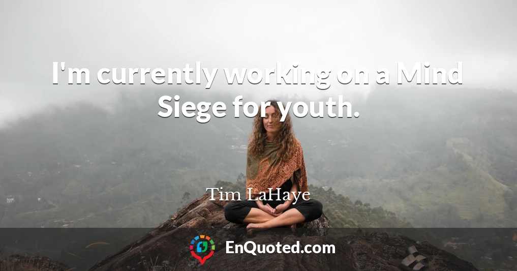 I'm currently working on a Mind Siege for youth.