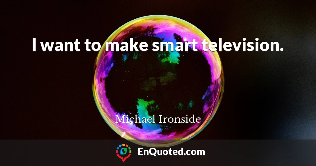 I want to make smart television.