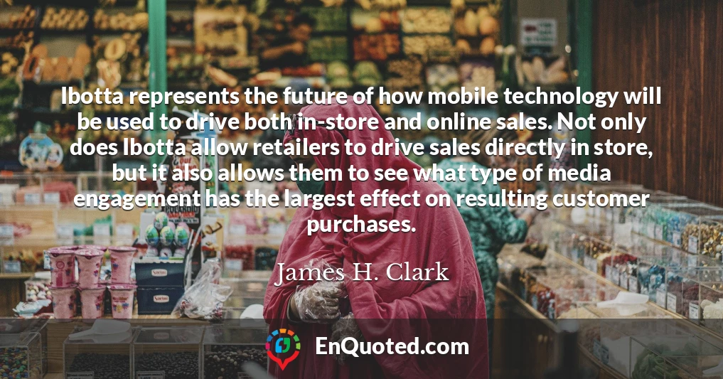 Ibotta represents the future of how mobile technology will be used to drive both in-store and online sales. Not only does Ibotta allow retailers to drive sales directly in store, but it also allows them to see what type of media engagement has the largest effect on resulting customer purchases.