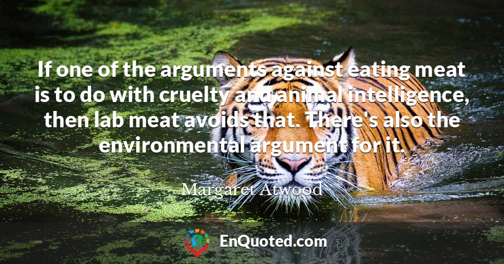 If one of the arguments against eating meat is to do with cruelty and animal intelligence, then lab meat avoids that. There's also the environmental argument for it.