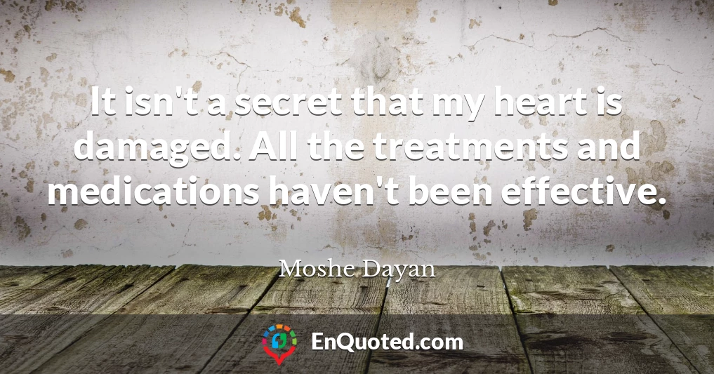 It isn't a secret that my heart is damaged. All the treatments and medications haven't been effective.