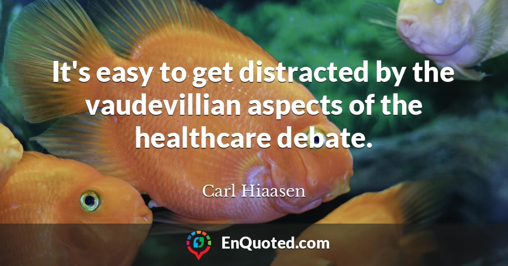 It's easy to get distracted by the vaudevillian aspects of the healthcare debate.