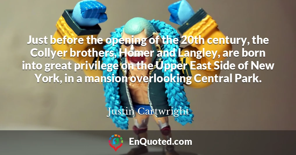 Just before the opening of the 20th century, the Collyer brothers, Homer and Langley, are born into great privilege on the Upper East Side of New York, in a mansion overlooking Central Park.