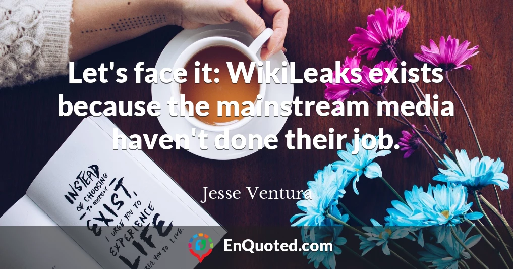 Let's face it: WikiLeaks exists because the mainstream media haven't done their job.