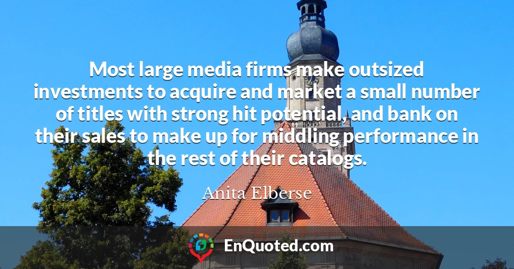 Most large media firms make outsized investments to acquire and market a small number of titles with strong hit potential, and bank on their sales to make up for middling performance in the rest of their catalogs.