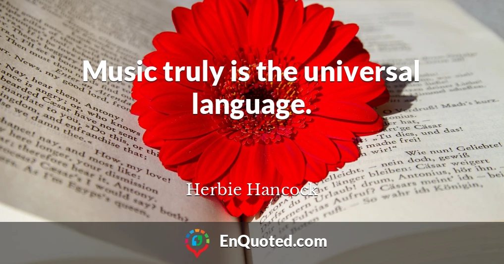 Music truly is the universal language.