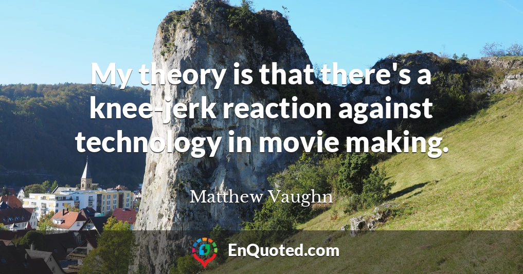 My theory is that there's a knee-jerk reaction against technology in movie making.