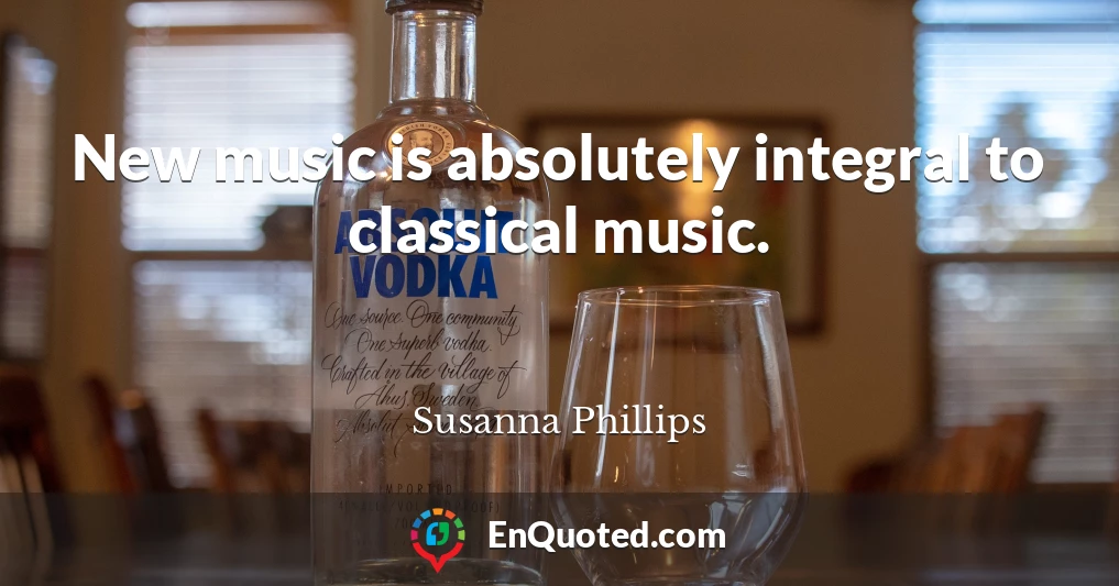 New music is absolutely integral to classical music.