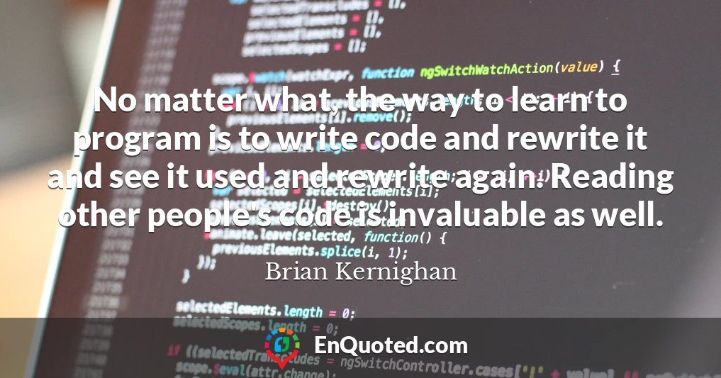 No matter what, the way to learn to program is to write code and rewrite it and see it used and rewrite again. Reading other people's code is invaluable as well.