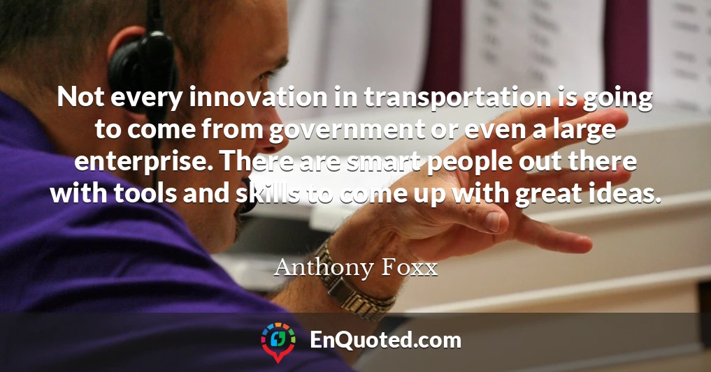 Not every innovation in transportation is going to come from government or even a large enterprise. There are smart people out there with tools and skills to come up with great ideas.