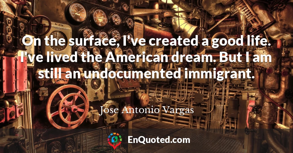 On the surface, I've created a good life. I've lived the American dream. But I am still an undocumented immigrant.