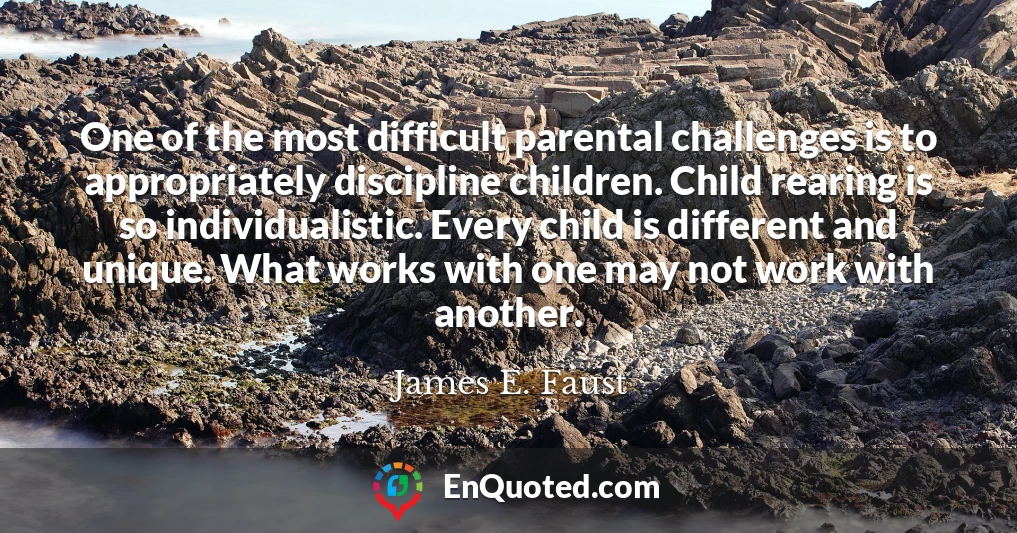 One of the most difficult parental challenges is to appropriately discipline children. Child rearing is so individualistic. Every child is different and unique. What works with one may not work with another.