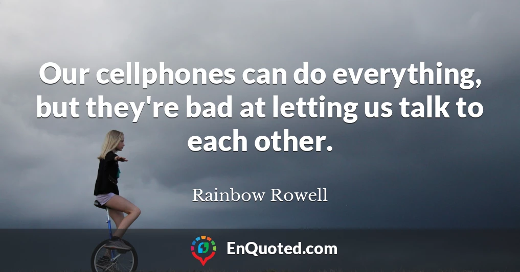 Our cellphones can do everything, but they're bad at letting us talk to each other.